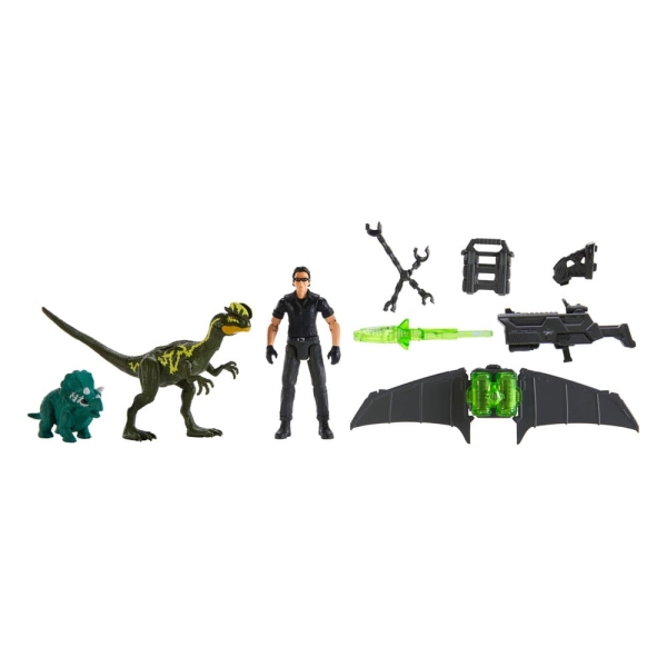 Jurassic Park '93 Classic Actionfigur Actionfiguren Dr. Ian Malcolm Glider Escape Pack